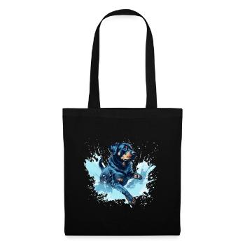 Rottweiler Dock-Diving into Water - Tote Bag - black - Front