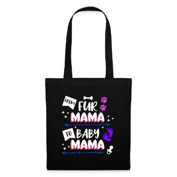 Pacifier Mom Statement Pregnancy Pregnant - Tote Bag - black - Front