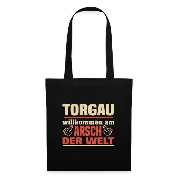 Torgau - Stoffbeutel - Schwarz - Vorne