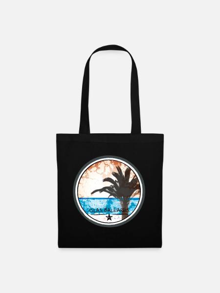Islas Baleares - Stoffbeutel - Schwarz
