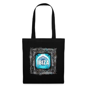 Ibiza Spirit Neon Design - Stoffbeutel - Schwarz - Vorne