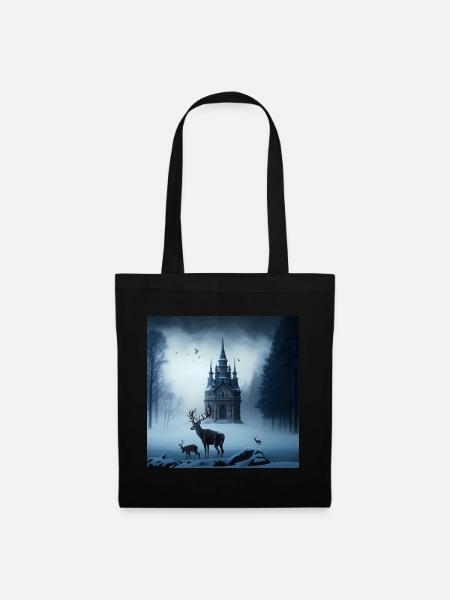 Mysterious Castle - Tote Bag - black