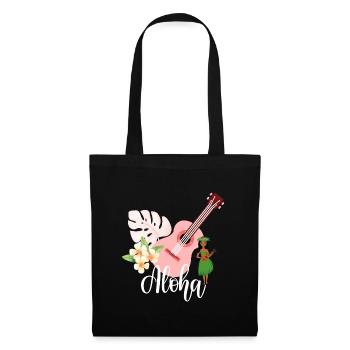 Aloha - Sac en tissu - noir - Devant
