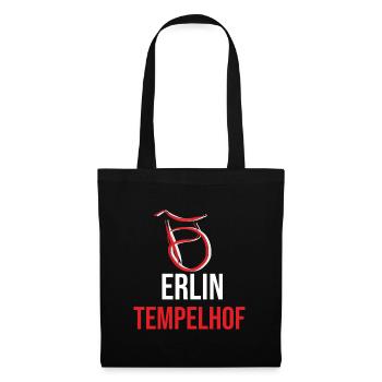 Berlin Tempelhof T-Shirt Tempelhof Hoodie - Stoffbeutel - Schwarz - Vorne