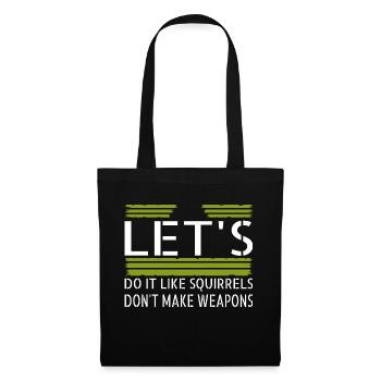 Bday Funny Dictons Mouvement pour la Paix présent - Sac en tissu - noir - Devant