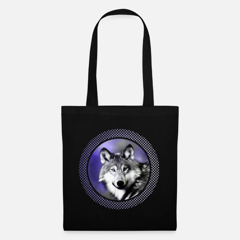 Wolf - Tote Bag - black