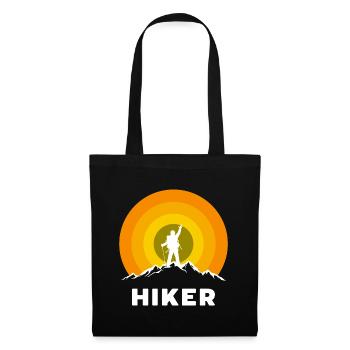 Hiking Hikers Hike Saying Mountain Peaks Mountains - Tote Bag - black - Front