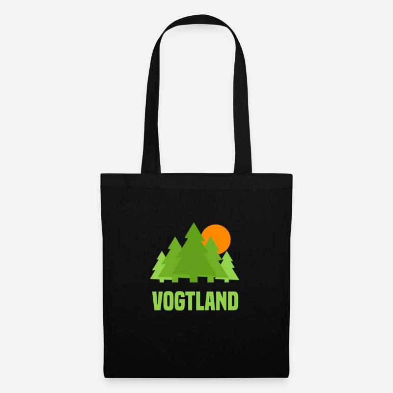 Vogtland - Stoffbeutel - Schwarz