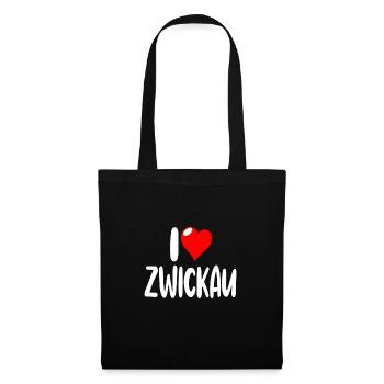 Zwickau - Stoffbeutel - Schwarz - Vorne