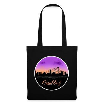 Dusseldorf Fine Skyline - Tote Bag - black - Front