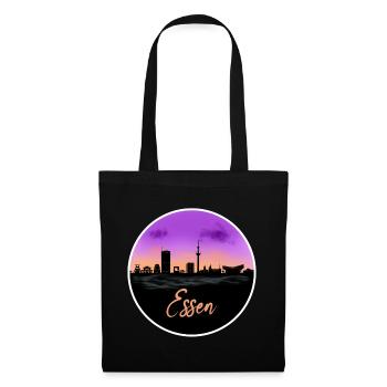 Essen Fine Skyline - Sac en tissu - noir - Devant