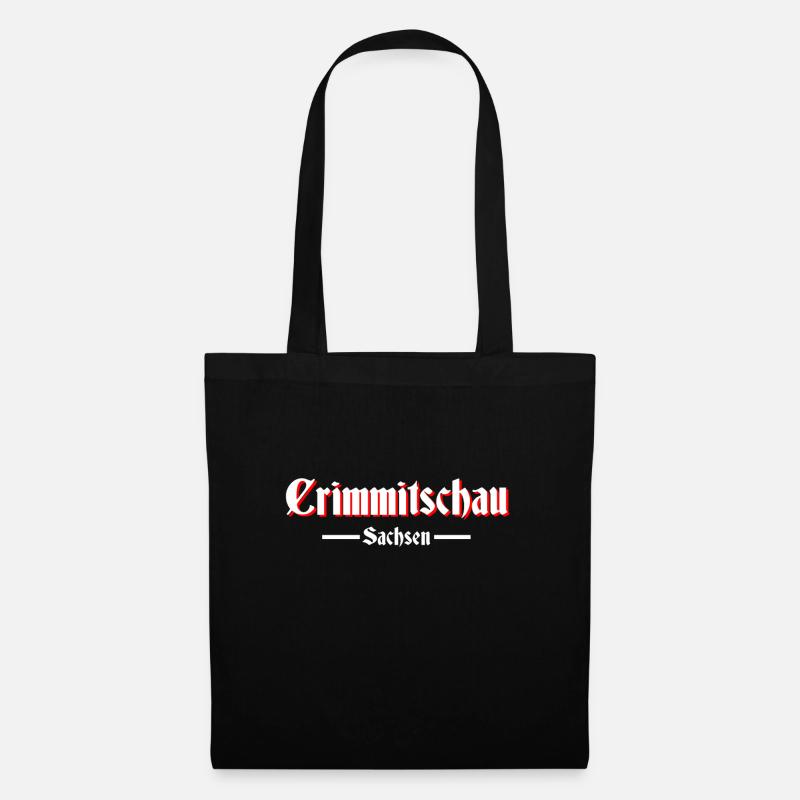Crimmitschau - Stoffbeutel - Schwarz