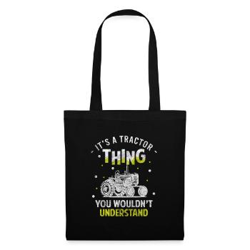 Tracteur Farm Tracteur Stable - Sac en tissu - noir - Devant