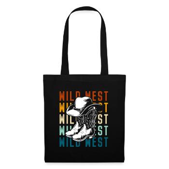 Western Wild Wilderness Rodeo - Tote Bag - black - Front
