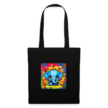 Power of an Elephant, Love of a Baby - Tote Bag - black - Front