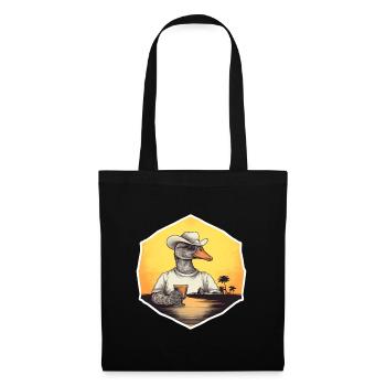 Cowboy Duck - Tote Bag - black - Front