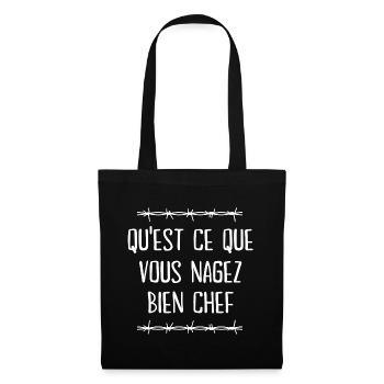 la septième compagnie, la 7ème compagnie - Sac en tissu - noir - Devant