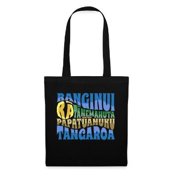Dieux maoris Nga Atua - Sac en tissu - noir - Devant