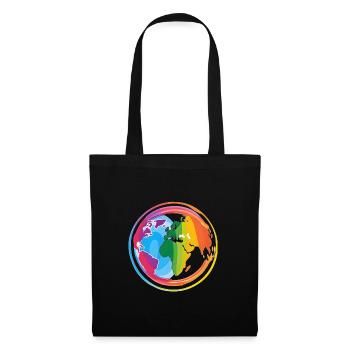 Rainbow Earth - Tote Bag - black - Front
