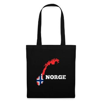 Norvège Orignal Scandinavie - Sac en tissu - noir - Devant