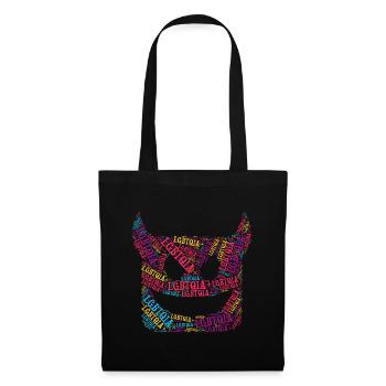 LGBTQIA+ T-Shirt Devil Word Cloud Gay Pride LGBT - Tote Bag - black - Front