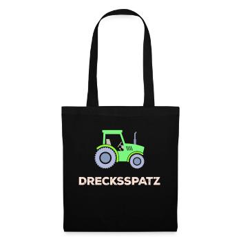 Commercial Vehicle Saying Tractor Country Life Farmer - Tote Bag - black - Front