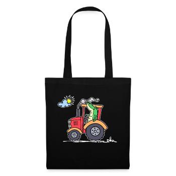 Feld Bauer Tractor Agricultural Machinery Commercial Vehicle - Tote Bag - black - Front