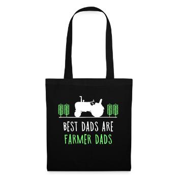 Farmer Motor Vehicle Tractor Statement Organic Farmer - Tote Bag - black - Front
