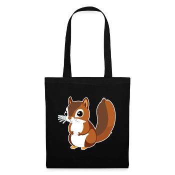 Squirrel - Tote Bag - black - Front