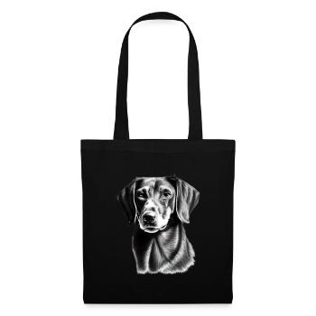 Shorthair Dachshund Dachshund Dachshund - Tote Bag - black - Front