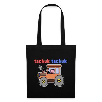 Tractor Farmer Agricultural Machinery Saying Vehicle Field - Tote Bag - black - Front