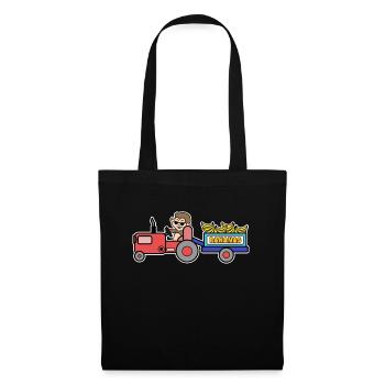 Agriculture Dicton Agriculteur Tracteur Machines agricoles - Sac en tissu - noir - Devant