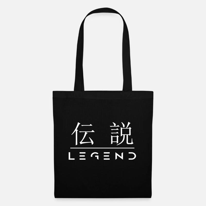 Legend ' Japanese characters - Tote Bag - black