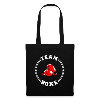 TEAM BOXE College Runde W - Stoffbeutel - Schwarz - Vorne