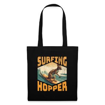 Surfing Hopper - Tote Bag - black - Front