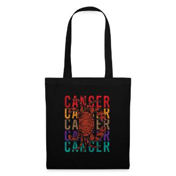 Horoscope Zodiaque Juin - Sac en tissu - noir - Devant