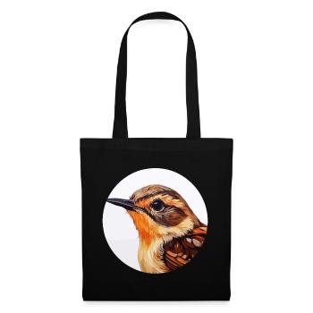 Wren bird - Tote Bag - black - Front
