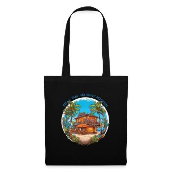 Relax, game, and enjoy beachside - Tote Bag - black - Front