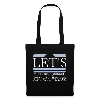hippie blagues anniversaire cadeau anti guerre - Sac en tissu - noir - Devant