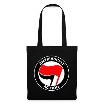 Antifascist Action logo - Tote Bag - black - Front