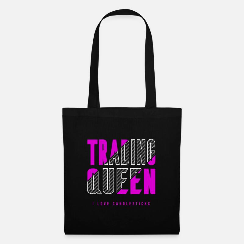 Trading Königin - Stoffbeutel - Schwarz