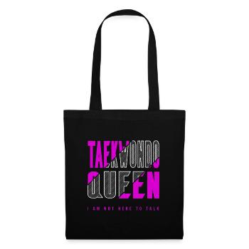 Reine du taekwondo - Sac en tissu - noir - Devant