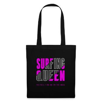 Reine des surfeurs - Sac en tissu - noir - Devant