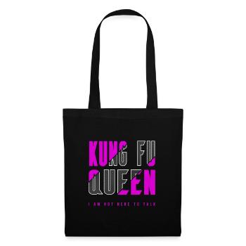 Reine du Kung Fu - Sac en tissu - noir - Devant