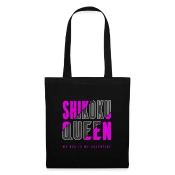 Shikoku Königin - Stoffbeutel - Schwarz - Vorne