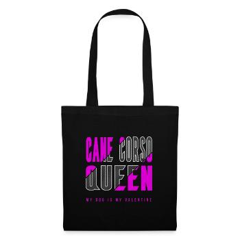 Cane Corso Queen - Sac en tissu - noir - Devant