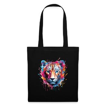 Leopard Power Animal - Tote Bag - black - Front