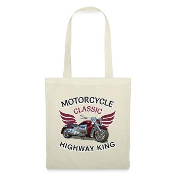 Classic Biker Vintage Retro Moto Speed Demon - Sac en tissu - nature - Devant
