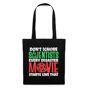 Kino Filme Theater Movies Statement Dvd Abend - Stoffbeutel - Schwarz - Vorne