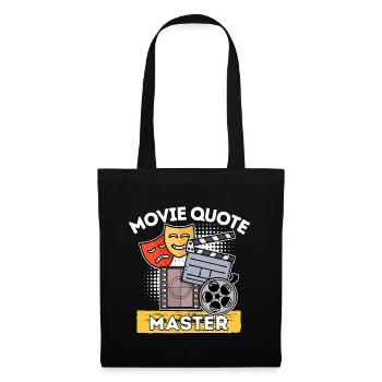 Movie Night TV Night Movies Déclaration Cinema Movies - Sac en tissu - noir - Devant